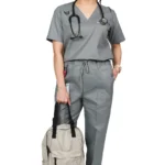 dove-silver-grey-blended-unisex-cotton-scrubs-for-doctors-1